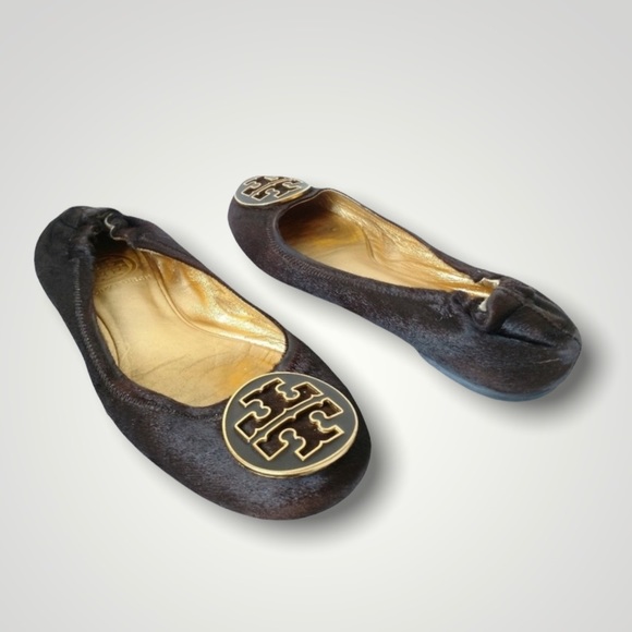 Tory Burch brown ballet flats - Picture 4 of 8